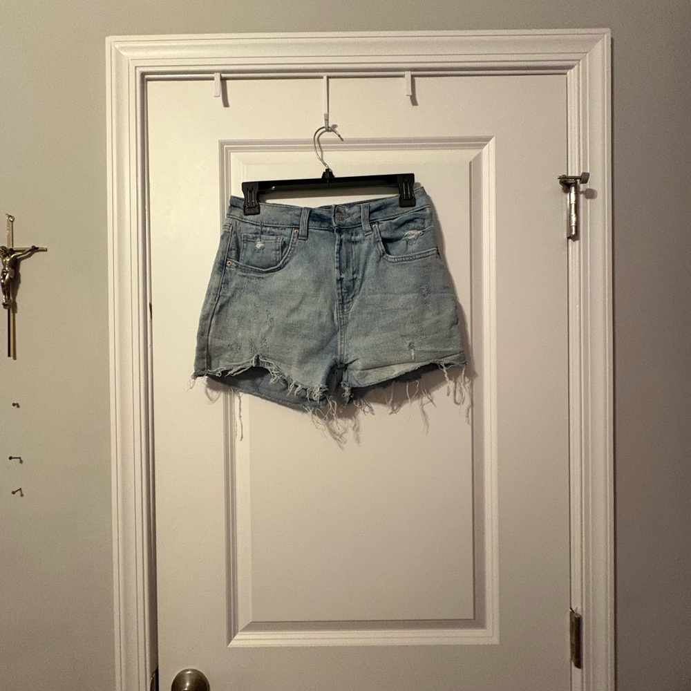 Wild Fable Blue Jean Shorts Distressed Cut-Offs